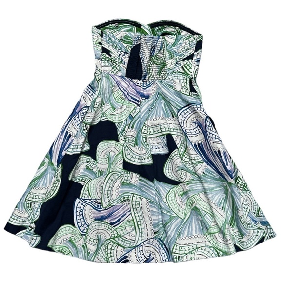 Moulinette Soeurs Anthropologie Donau Dress Strapless Side Boning Pleated Top - Picture 5 of 11